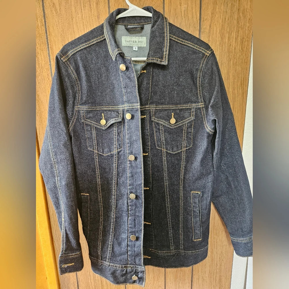 Dapper Boi Dark Blue Jean Jacket